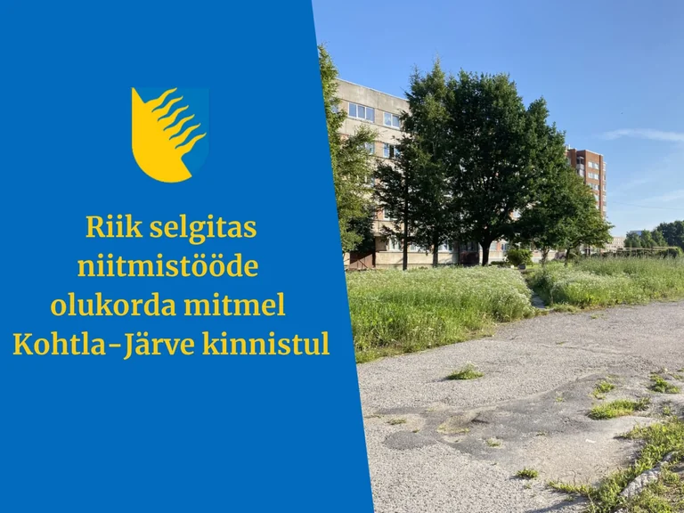 Kohtla-Järve riigimaade niitmine venib uue hooajani